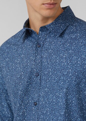 Coupe slim Chemise s.Oliver en bleu