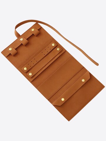 Magicshe Jewelry Storage 'Faltbare Schmuckaufbewahrung' in Brown: front