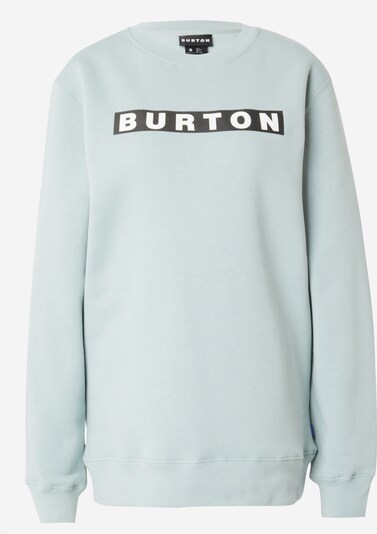 BURTON Sportief sweatshirt 'VAULT' in de kleur Mintgroen / Zwart / Wit, Productweergave