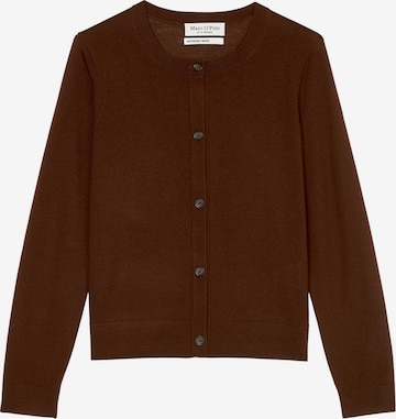 Cardigan Marc O'Polo en marron : devant