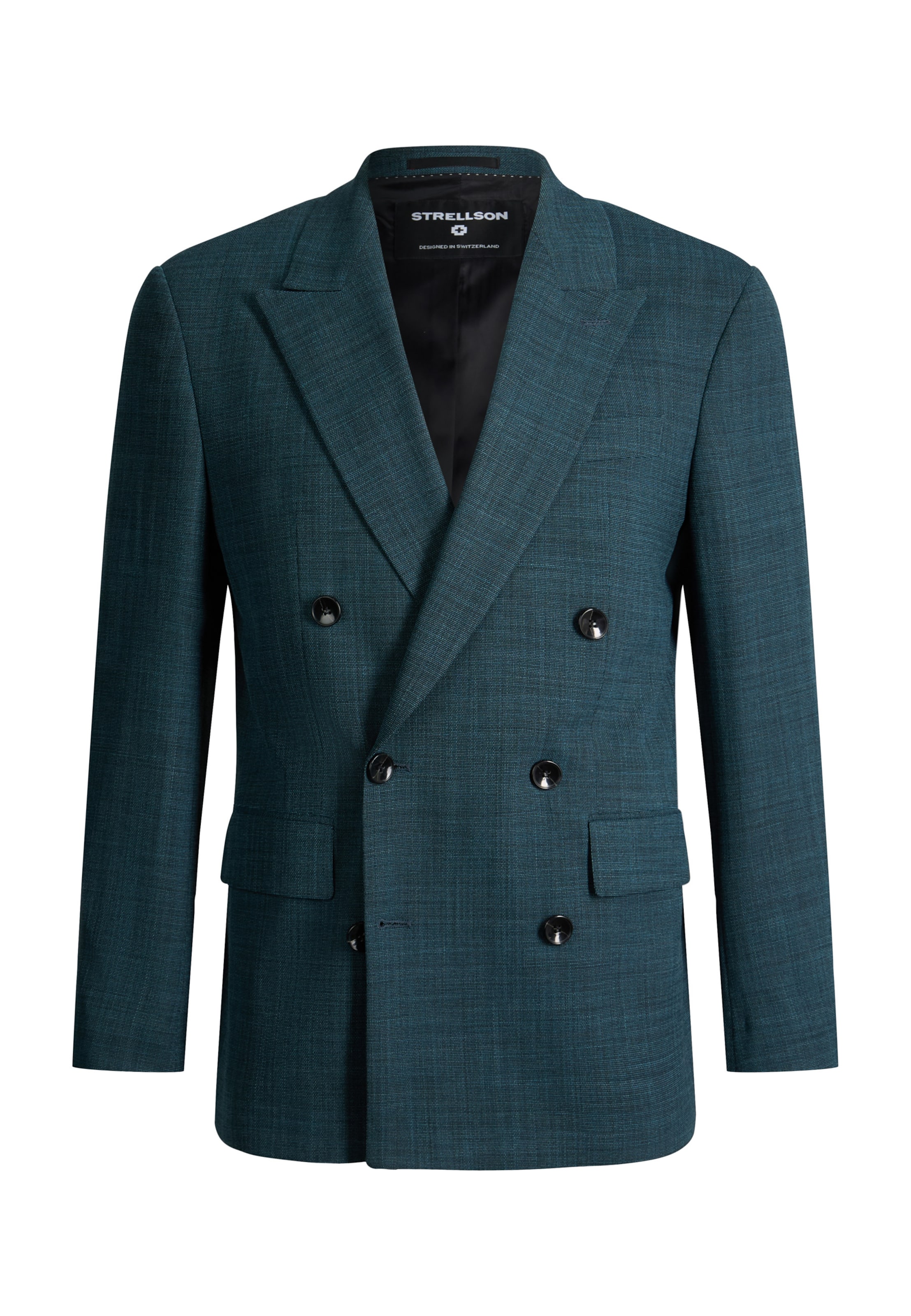 STRELLSON Slim fit Business-colbert in Groen: voorkant