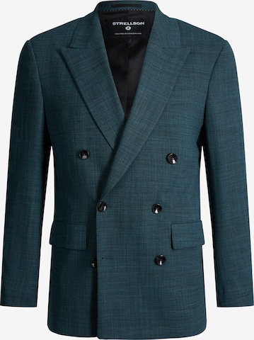 STRELLSON Slim fit Business blazer in Green: front