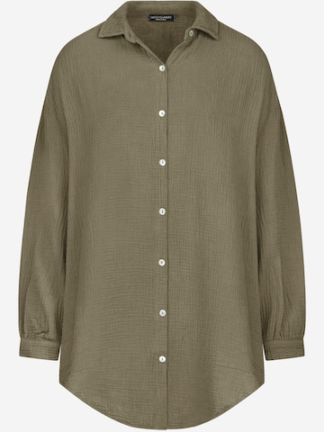 SASSYCLASSY Bluse 'lange Variante' in Grün: Vorderseite