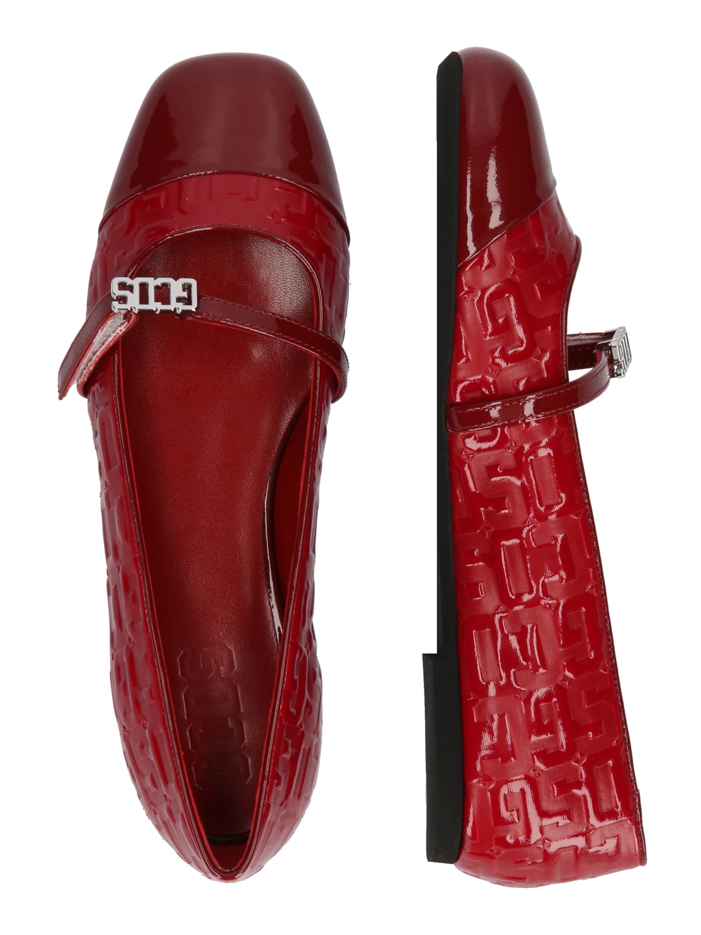 raudona GCDS Balerinos su dirželiais