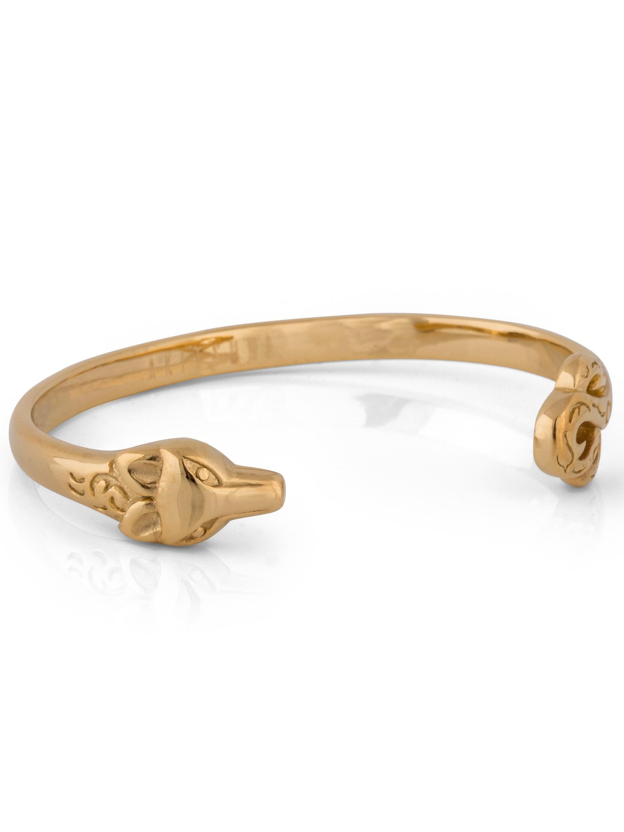 Akitsune Armband 'Ferus'‌‌‌‌‌‌ in 17 cm in gold, Produktansicht