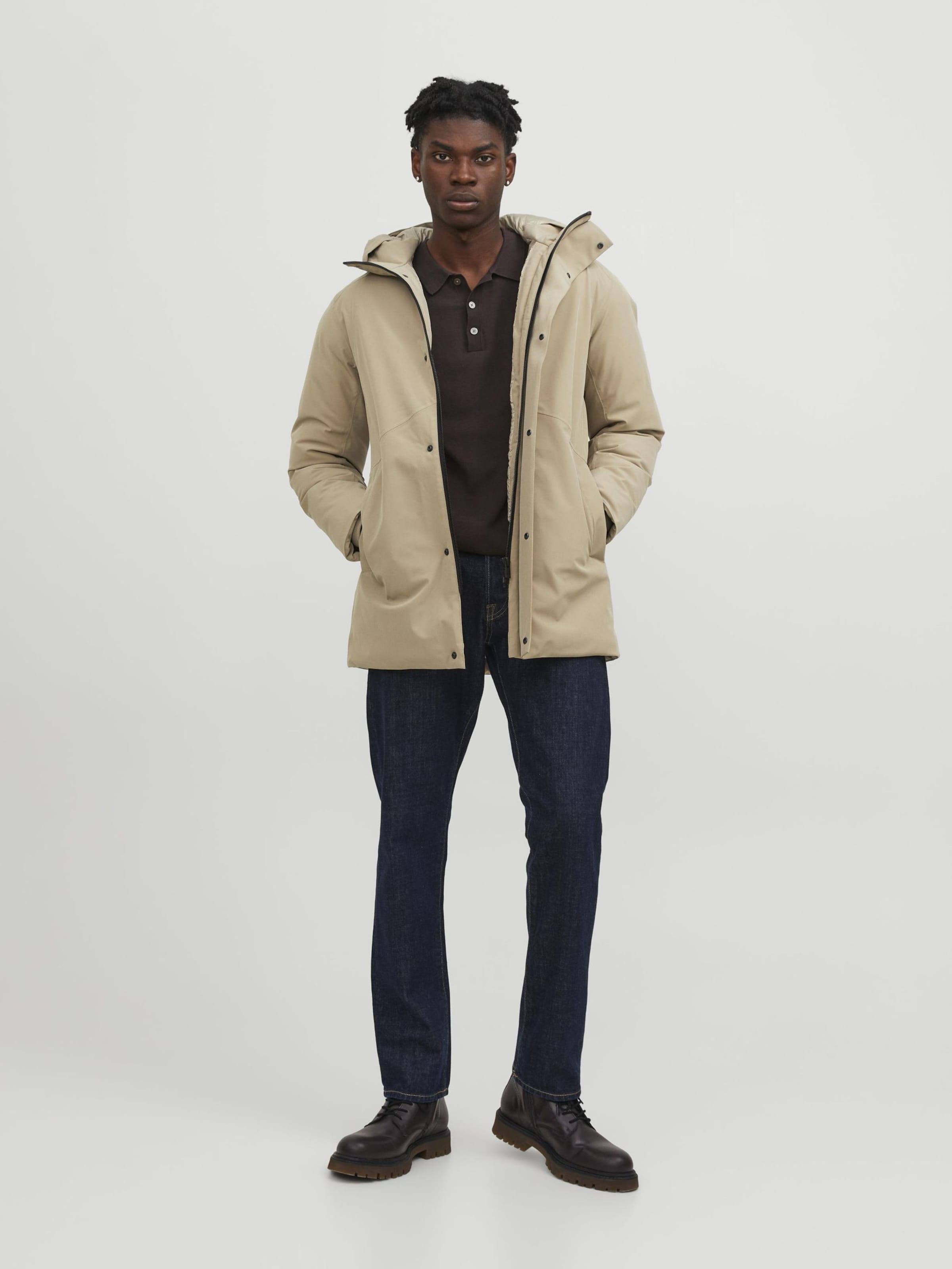 JACK JONES Winter jacket JPRBLAKeen in Dark Beige ABOUT YOU