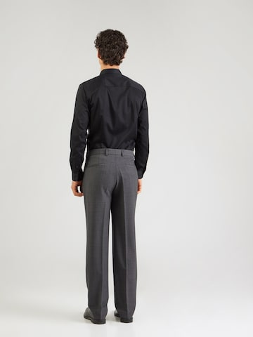 BOSS Normální Kalhoty s puky 'Leon' – šedá: zadní strana