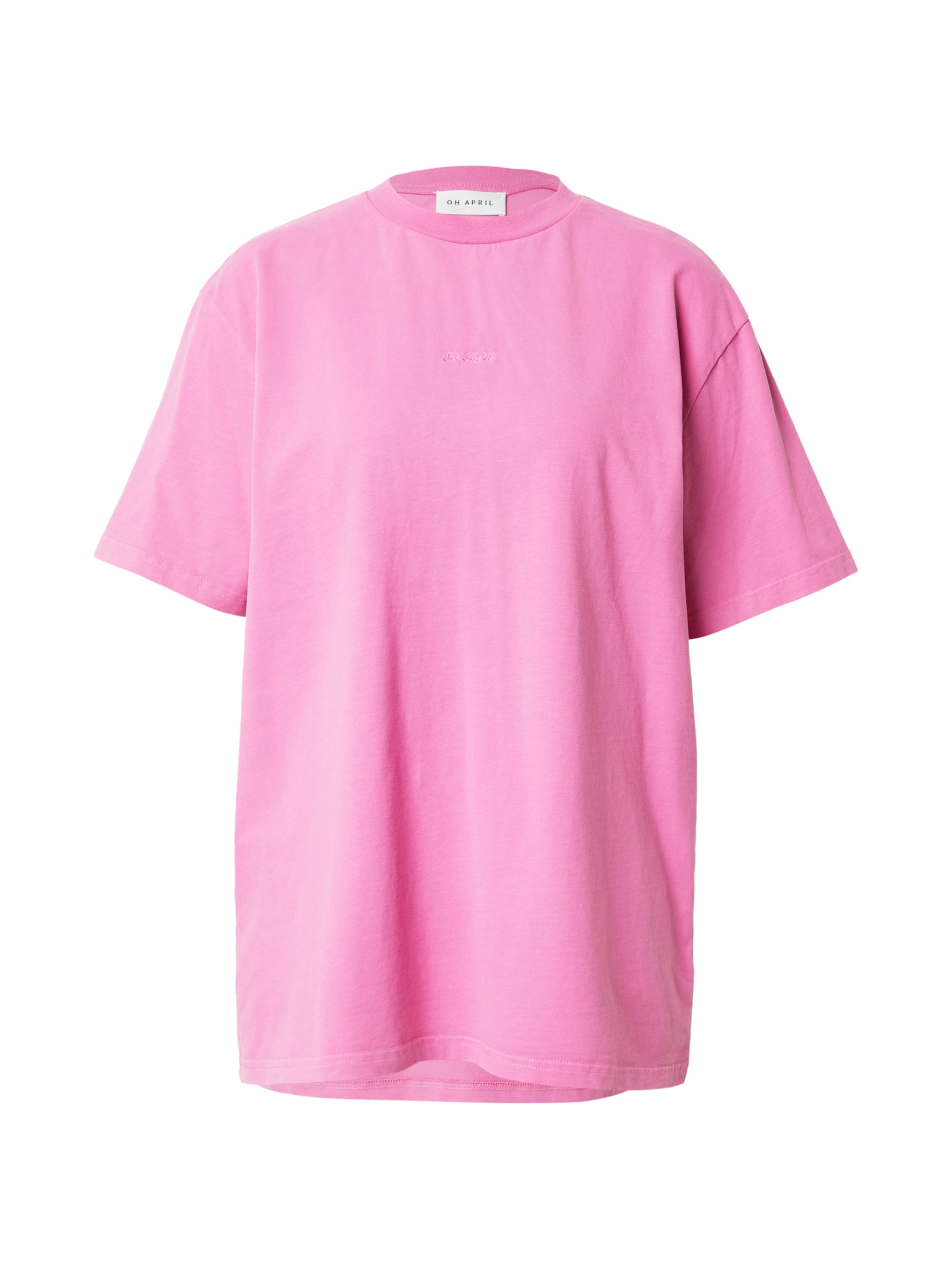 OH APRIL Μπλουζάκι 'Nostalgia Heart' σε ροζ: μπροστά
