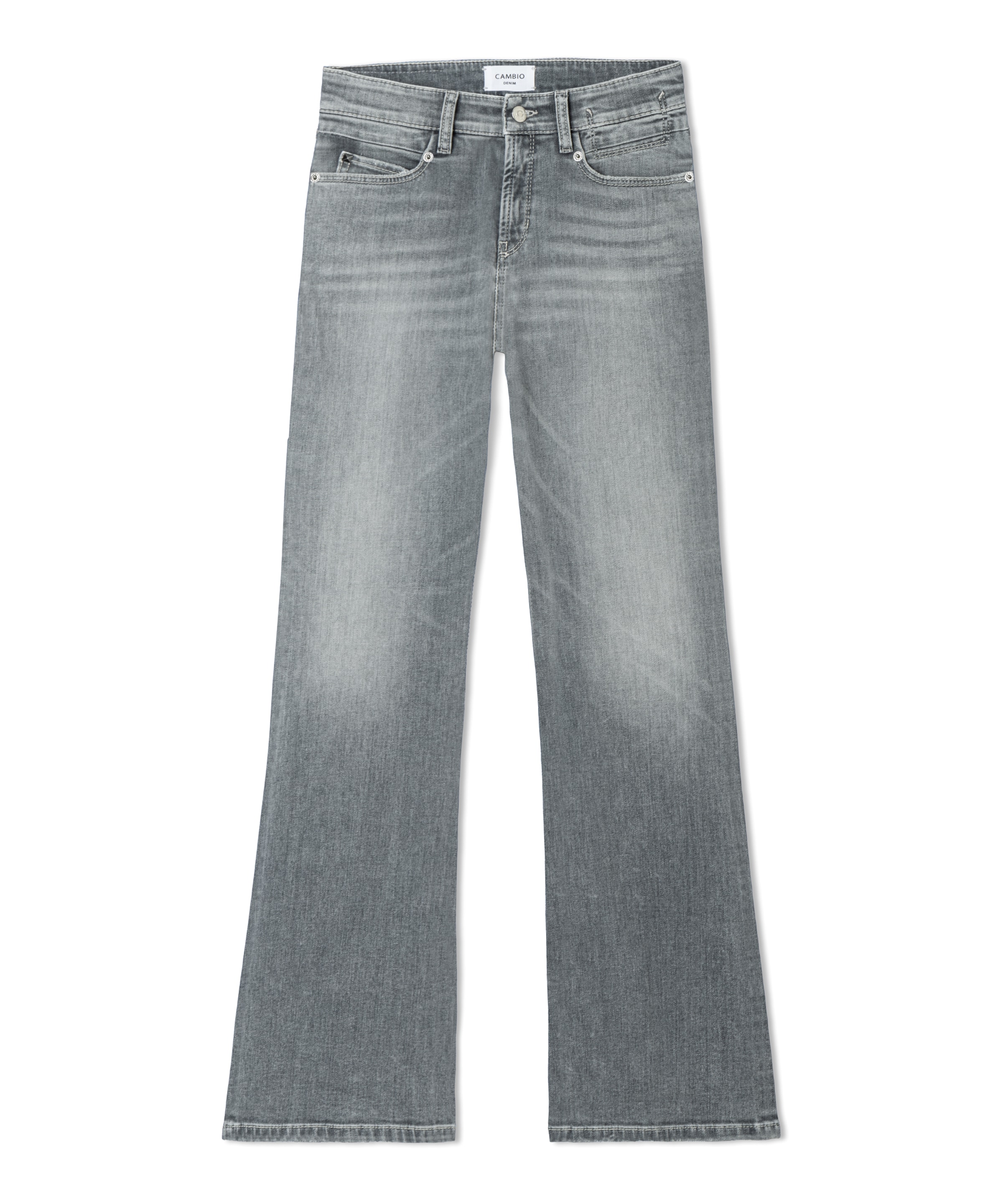 Cambio Regular Jeans 'Paris' in Grijs: voorkant