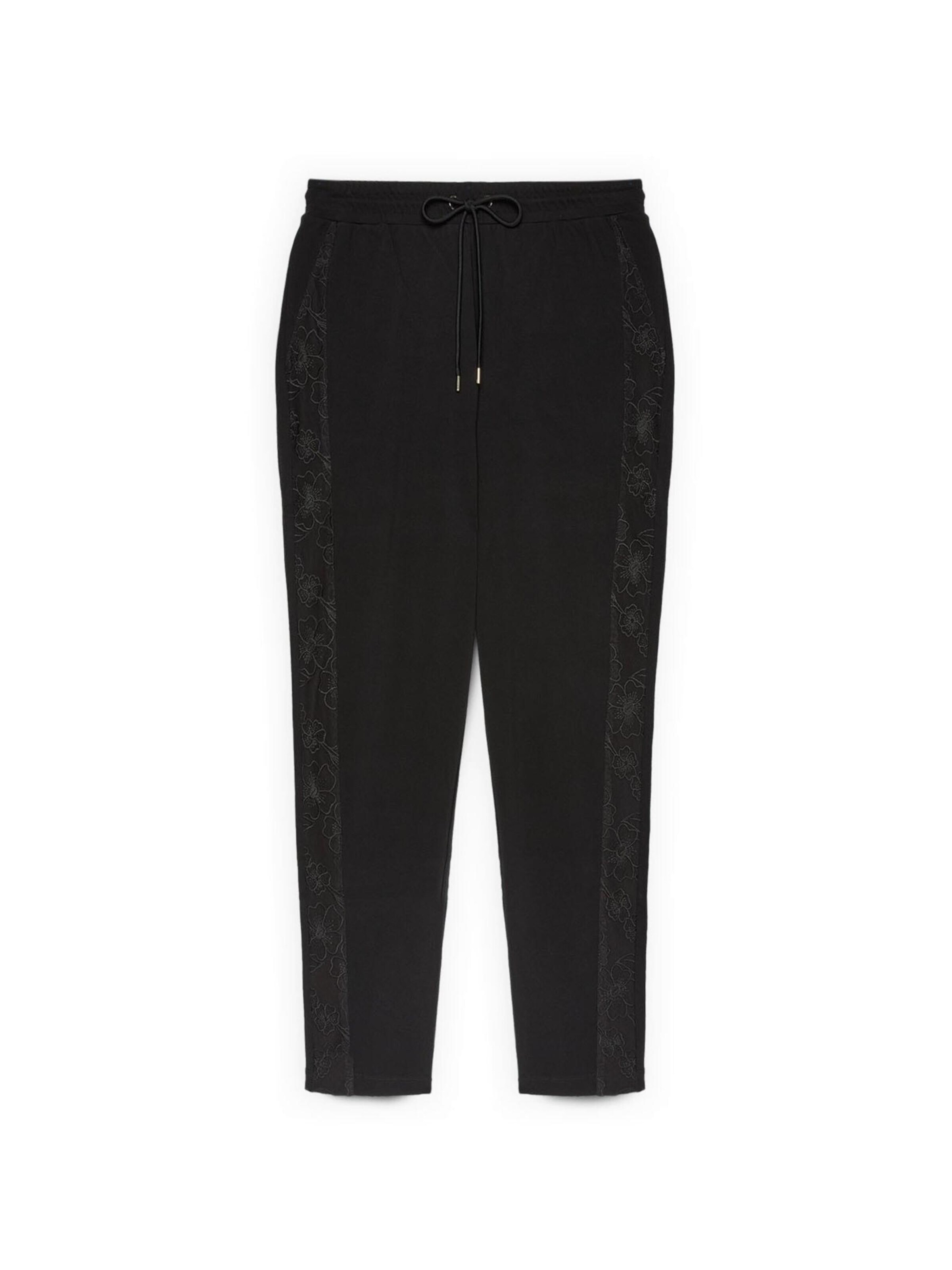 Fiorella Rubino Regular Pants in Black: front
