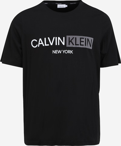 Calvin Klein Big & Tall Shirt in Silver grey / Black / White, Item view