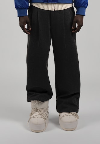 Wide Leg Pantalon à pince 'Powder' Prohibited en gris : devant