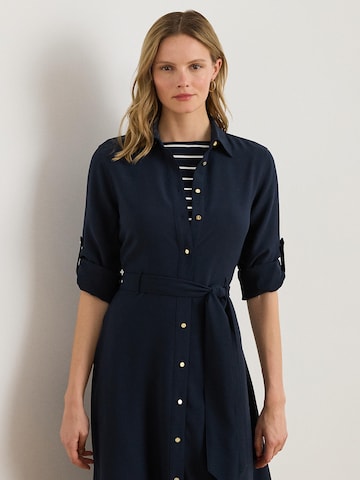 Lauren Ralph Lauren Платье-рубашка 'KARALYNN' в Синий