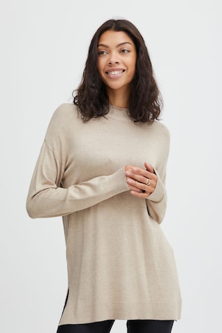 Pull-over b.young en beige : devant