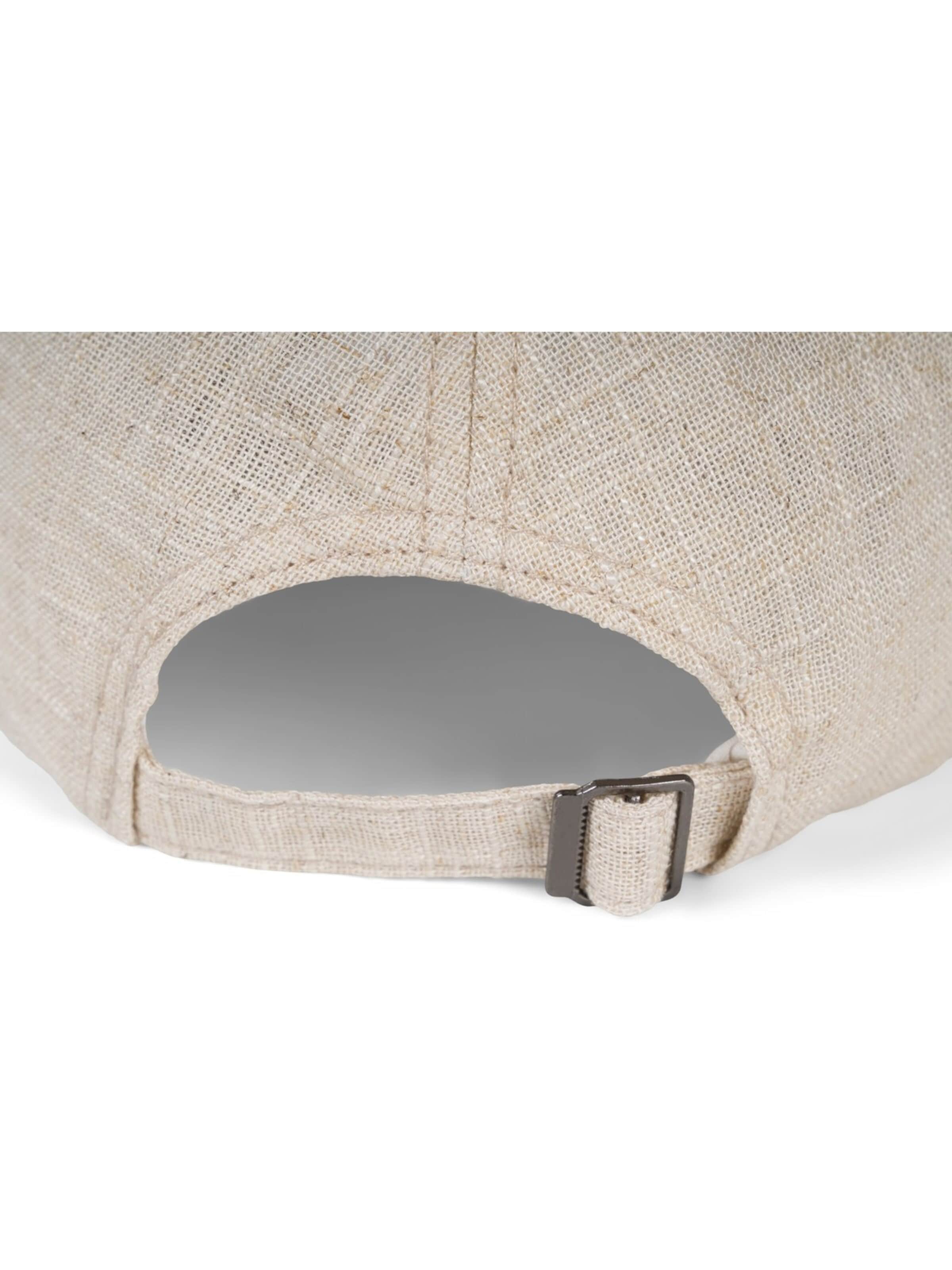 styleBREAKER Cap 'Leinen Baseball Cap' in Beige