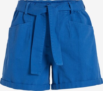 VILA Regular Pants 'LINDAS' in Blue: front