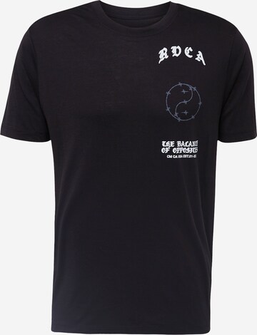 RVCA Functioneel shirt 'BARB' in Zwart: voorkant