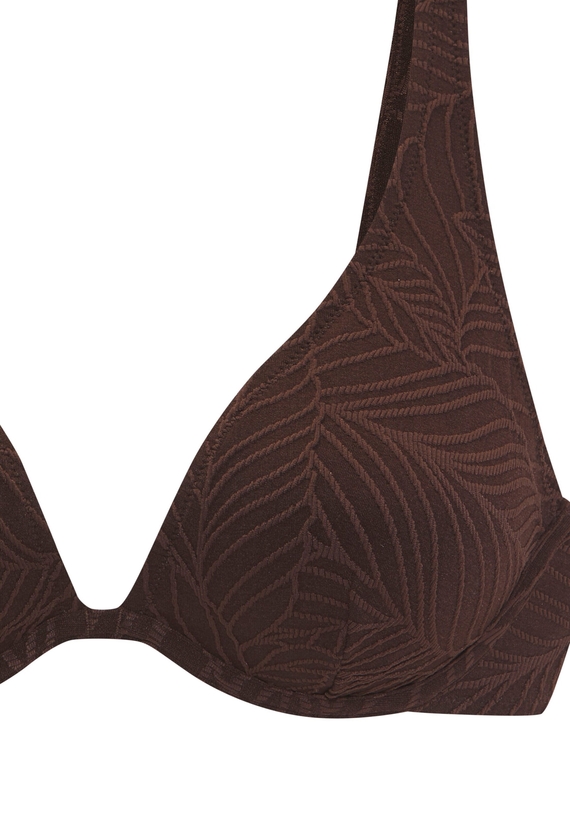LASCANA - Clásico Top de bikini en marrón