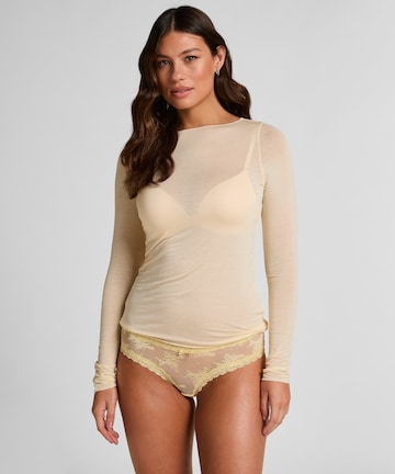 Hunkemöller Pajama shirt in Yellow