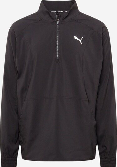 PUMA Αθλητική μπλούζα φούτερ σε μαύρο / λευκό, Άποψη προϊόντος