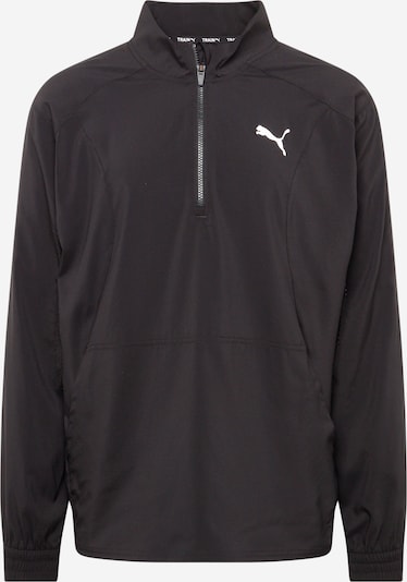 PUMA Sport sweatshirt i svart / vit, Produktvy