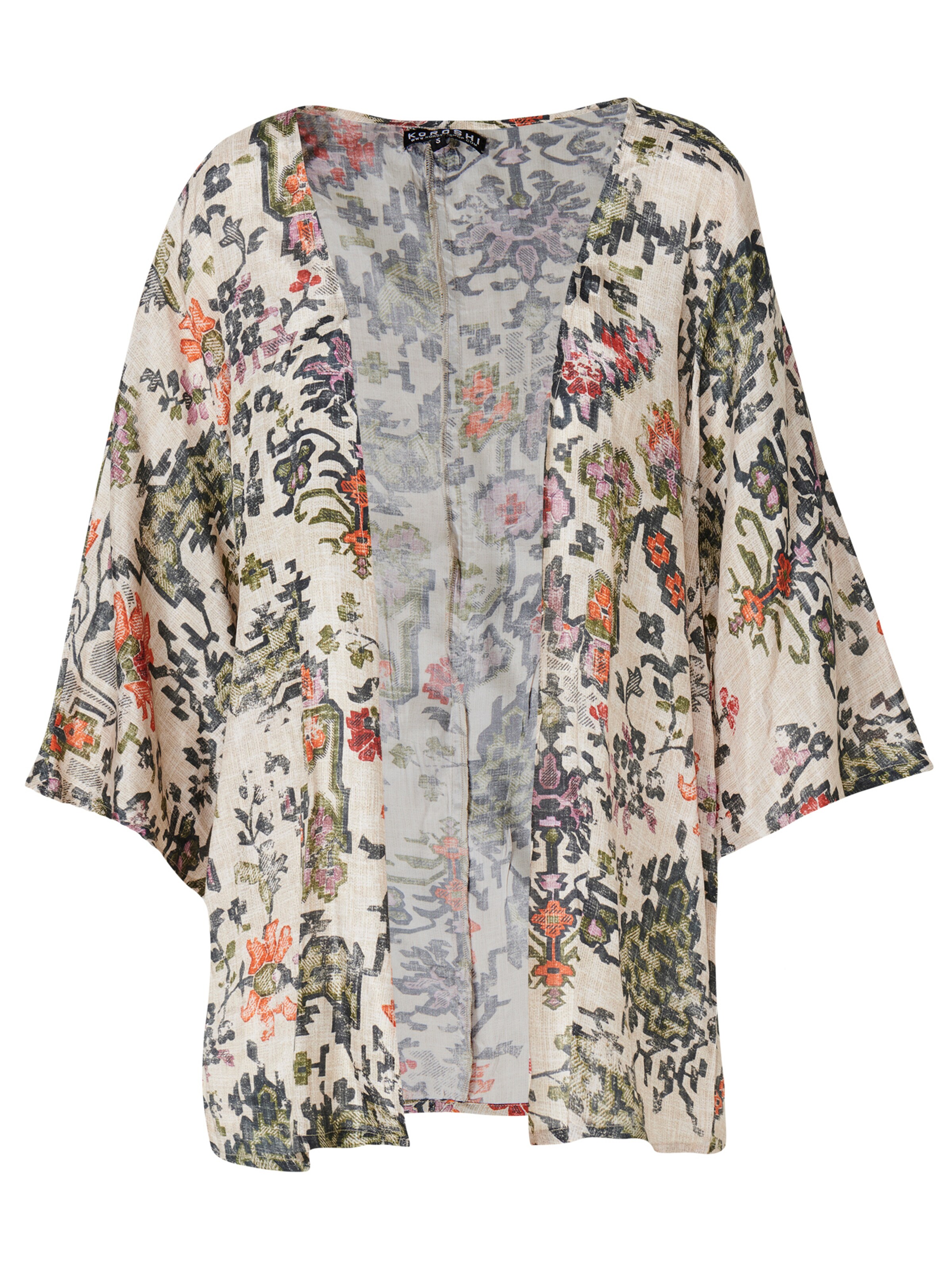 KOROSHI Kimono i blandingsfarvet: forside