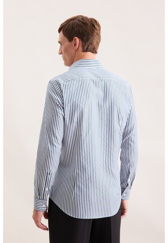 SEIDENSTICKER Slim fit Business shirt 'SMART CLASSICS' in Blue