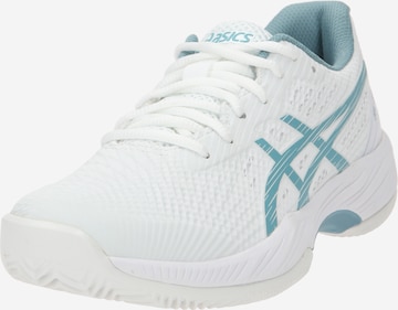 ASICS Sports shoe 'GAME 9 CLAY' in White: front