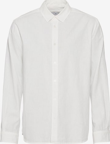 DELMAO Button Up Shirt in White: front