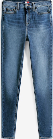 zils Tommy Jeans Šaurs Džinsi 'NORA': no priekšpuses