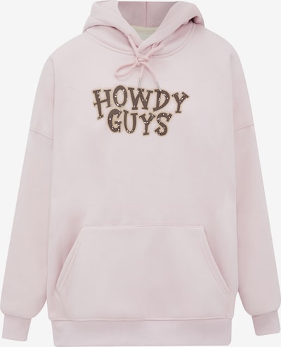 HOMEBASE Sweatshirt in beige / braun / pastellpink, Produktansicht