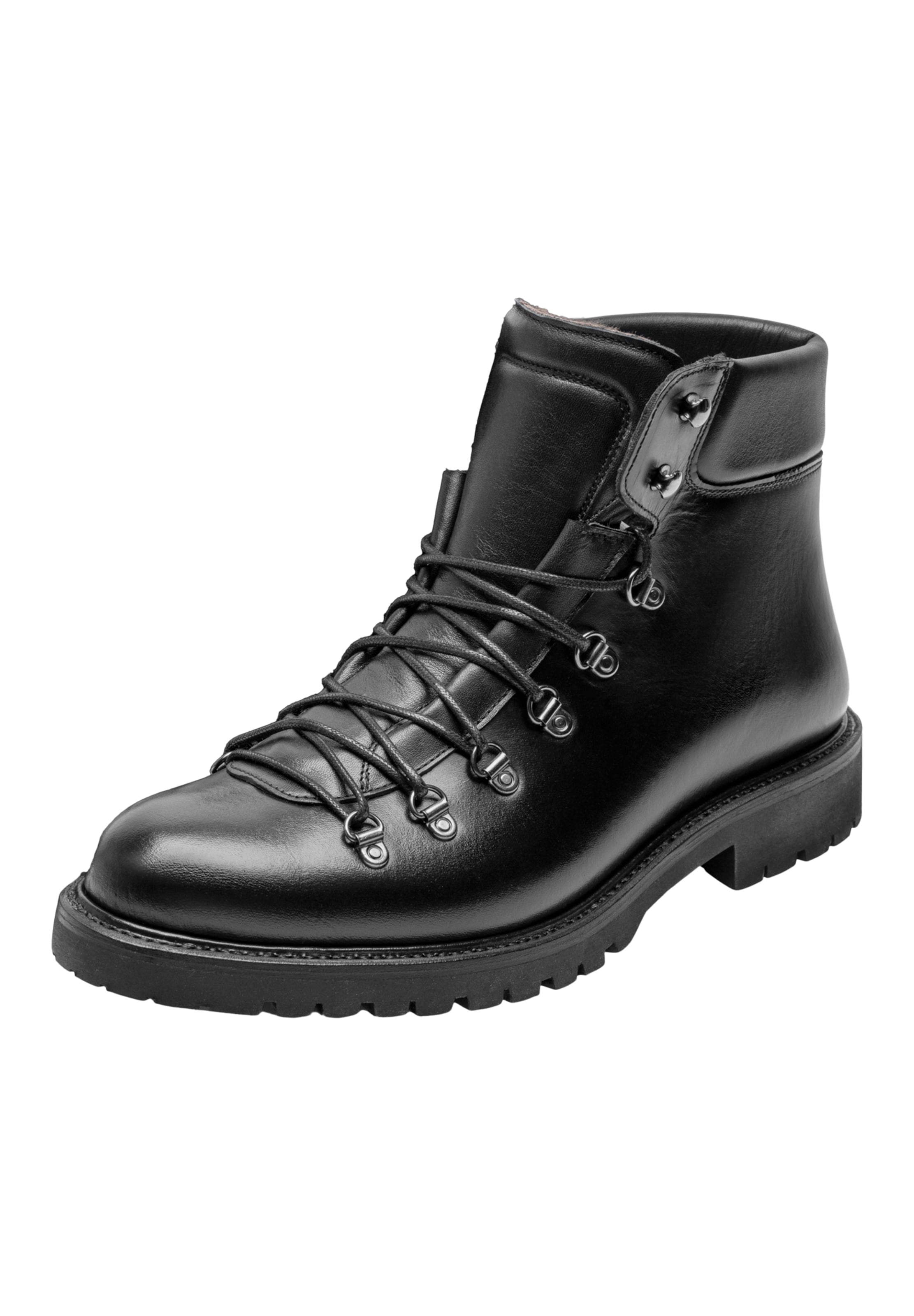 Henry Stevens Veterboots 'Barkley HB3' in Zwart: voorkant