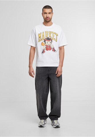 MARKET T-Shirt 'Betty Boop Dunking' in Weiß