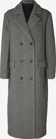 SELECTED FEMME Between-Seasons Coat in Grey: front