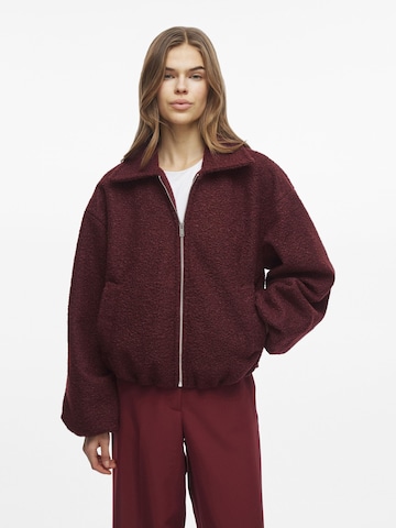 VILA Between-season jacket in Red: front