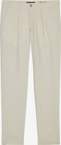 Marc O'Polo Pleat-Front Pants 'Osby' in Grey: front