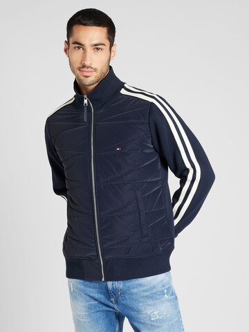 TOMMY HILFIGER Sweatjacke in Blau: Vorderseite