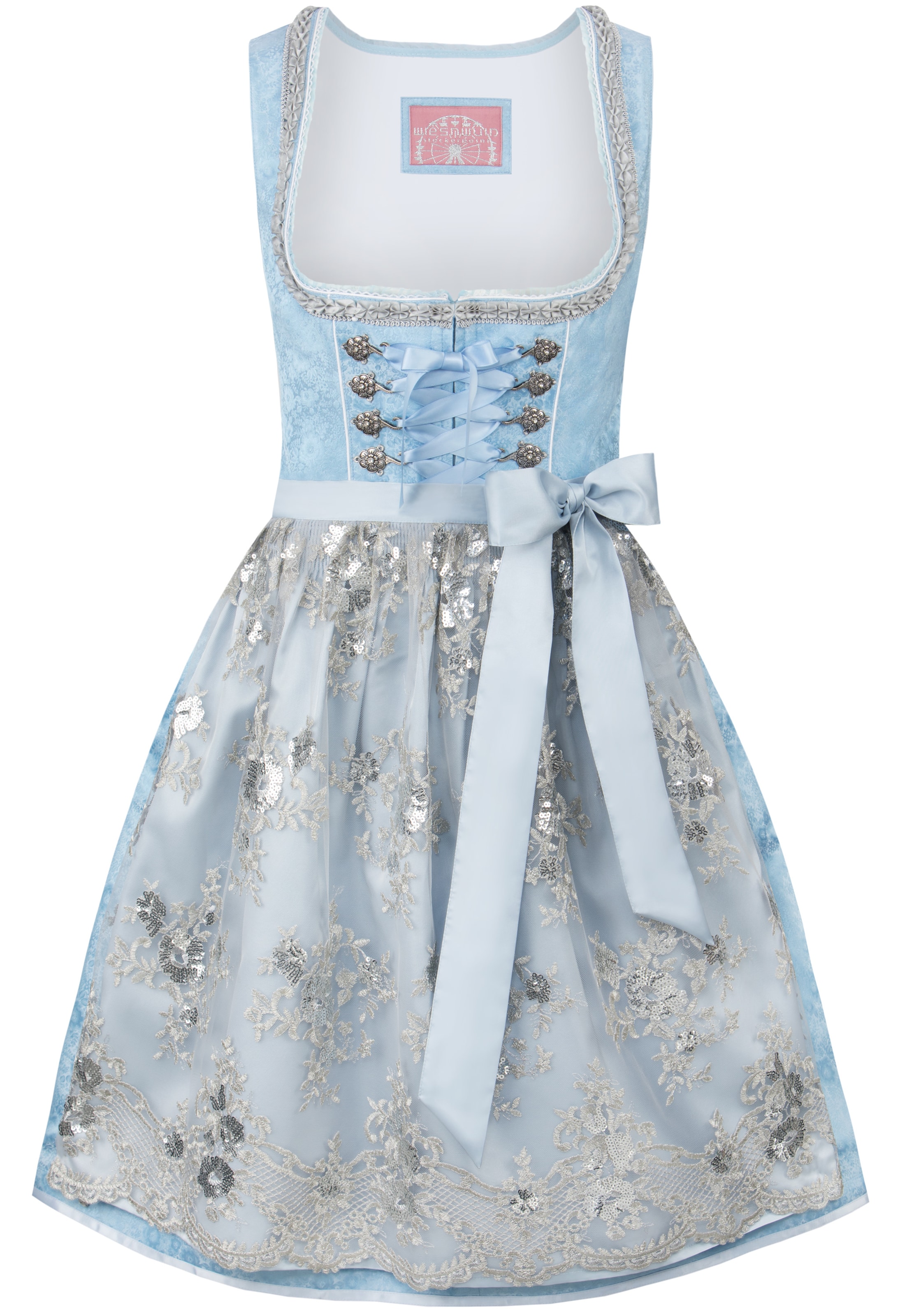 STOCKERPOINT Dirndl 'Maya' in Blau: Vorderseite