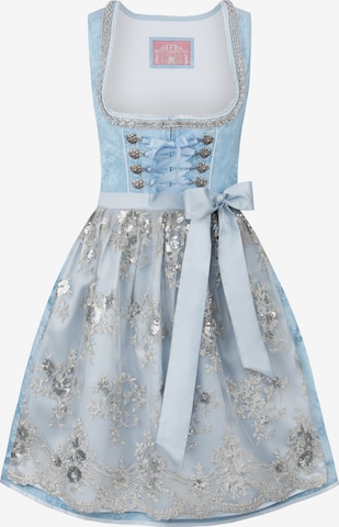 STOCKERPOINT Dirndl 'Maya' in Blauw: voorkant