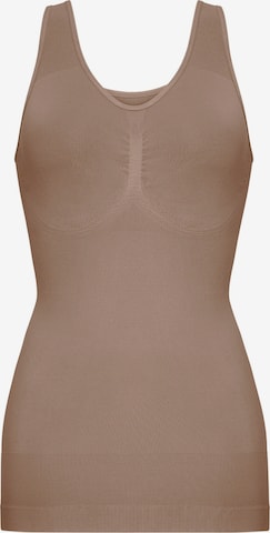 cfab Shaping Top 'Figurformendes Shapewear Tanktop' in Brown: front