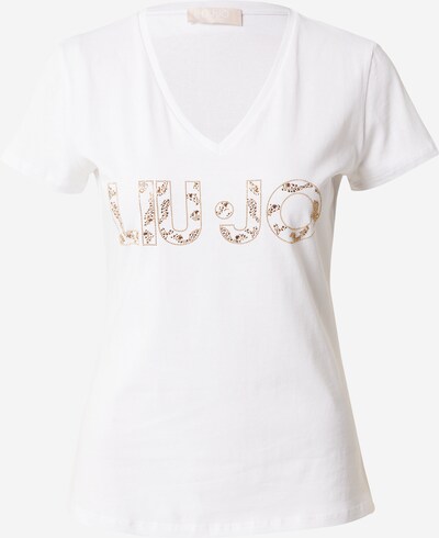 Liu Jo T-Shirt 'MODA' in gold / offwhite, Produktansicht