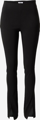 NA-KD Slimfit Kalhoty – černá: přední strana