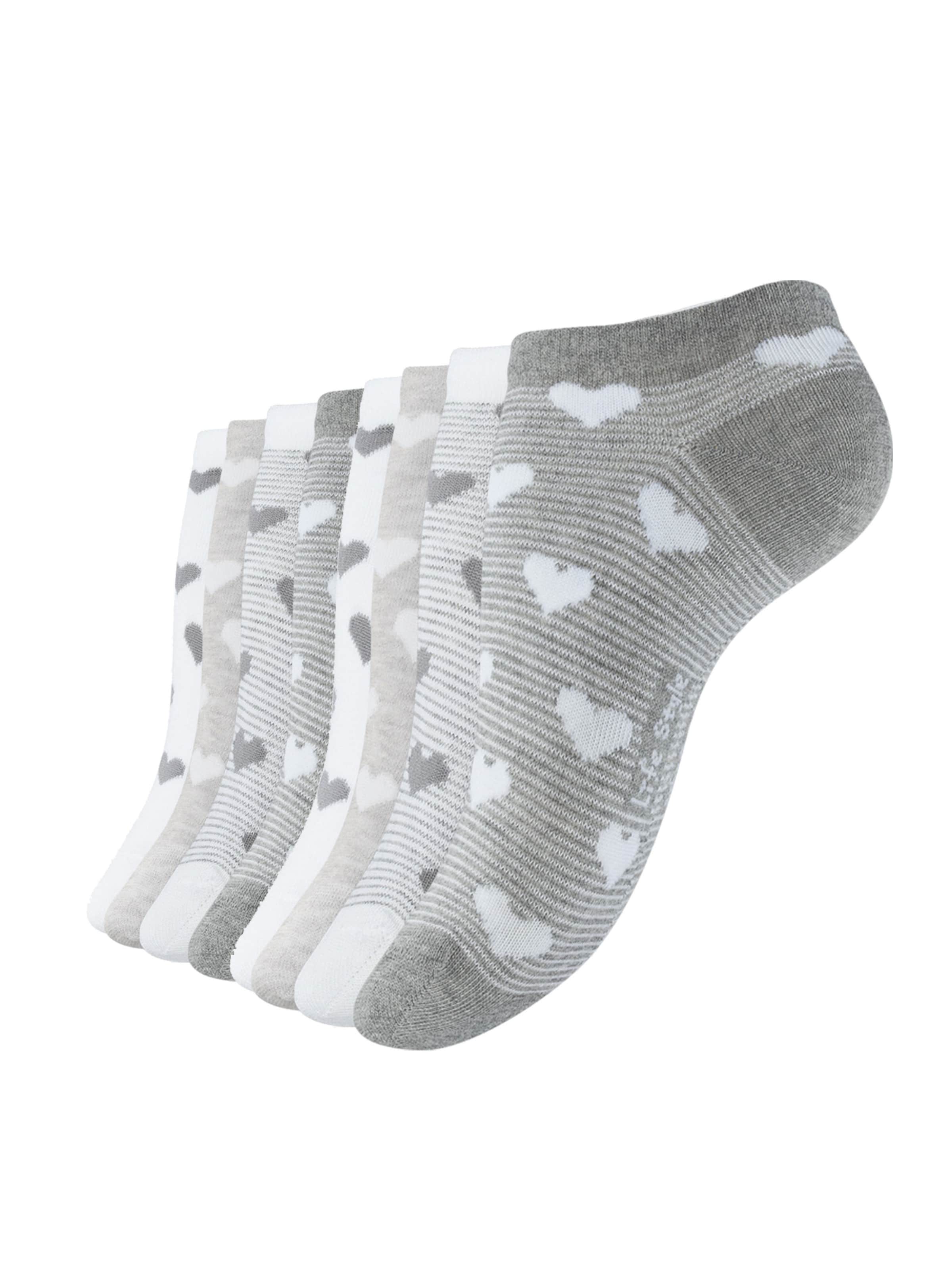 Vincent Creation Socken in grau / dunkelgrau / graumeliert / weiß, Produktansicht