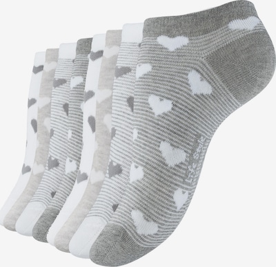 Vincent Creation Socken in grau / dunkelgrau / graumeliert / weiß, Produktansicht