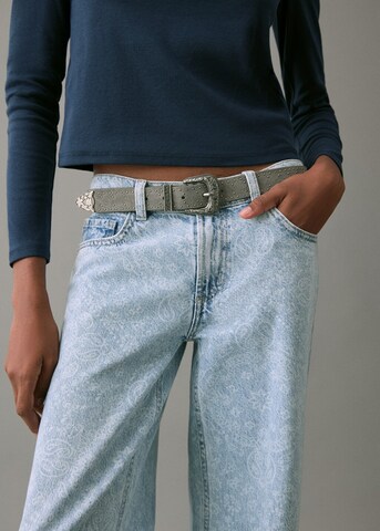 MANGO TEEN Wide leg Jeans in Blue