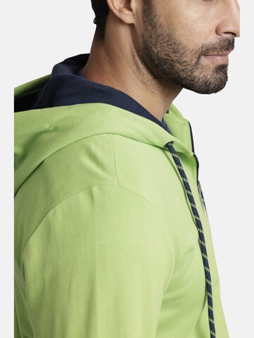 Jan Vanderstorm Sweatvest 'Holvast' in Groen