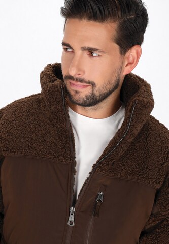 DreiMaster Maritim Winter jacket in Brown