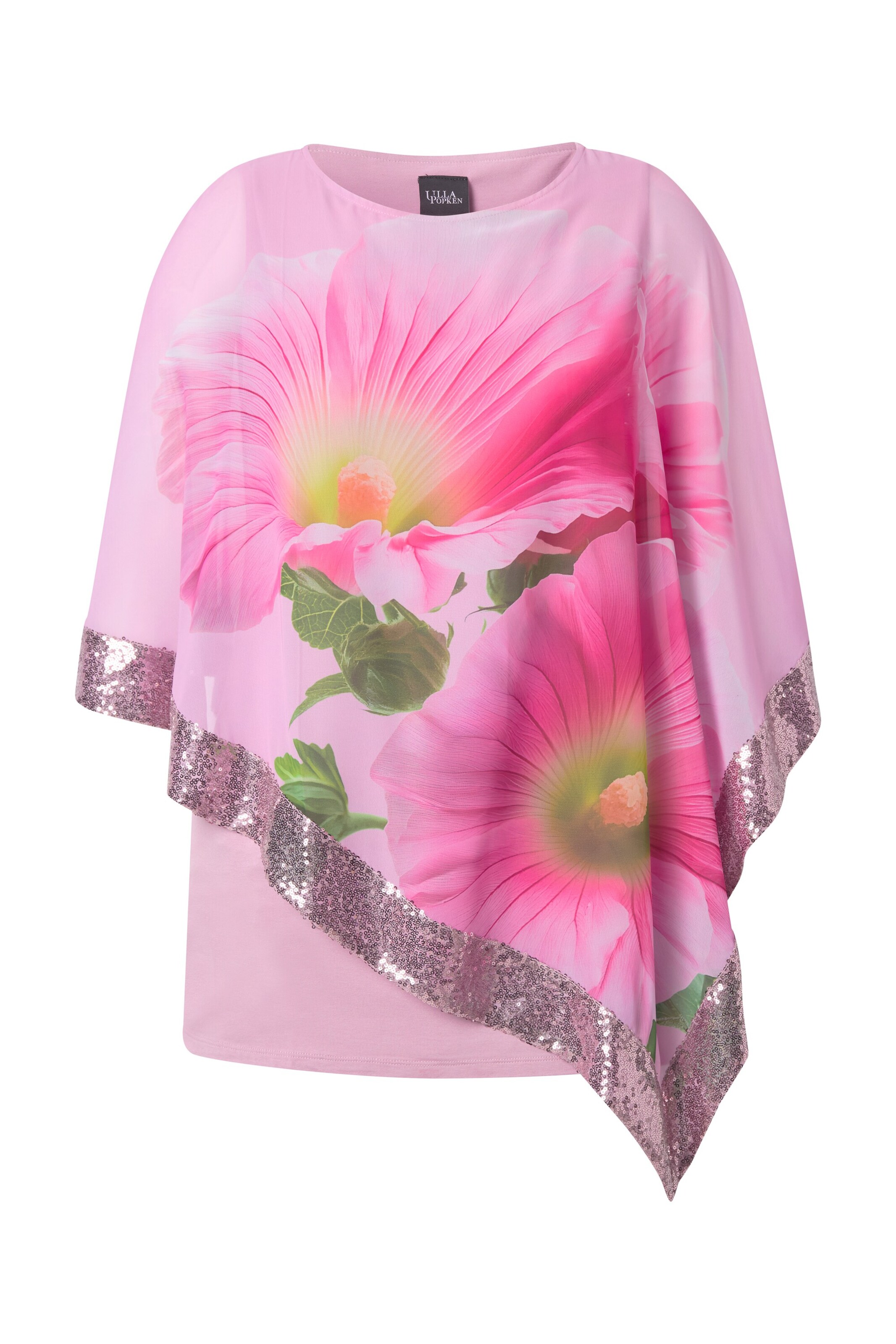 Ulla Popken Blouse in Roze: voorkant