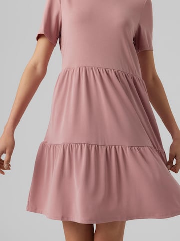 VERO MODA Jurk 'FILLI CALIA' in Roze