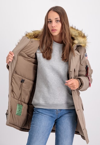 ruda ALPHA INDUSTRIES Žieminė parka 'Polar'